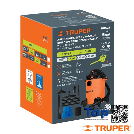 Imagen de CAJA DE EMPAQUE DE REP P ASP-5S TRUPER