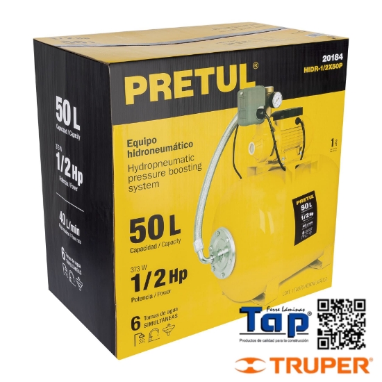 Imagen de CAJA DE EMPAQUE DE REP P HIDR-1/2X50P PRETUL