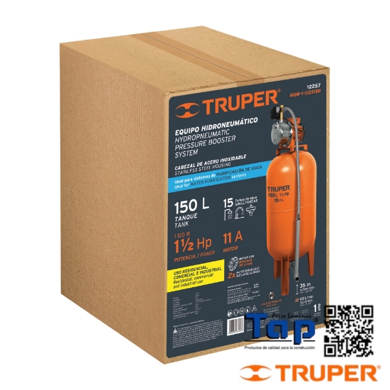 Imagen de CAJA DE EMPAQUE DE REP P HIDR-1-1/2X150 TRUPER