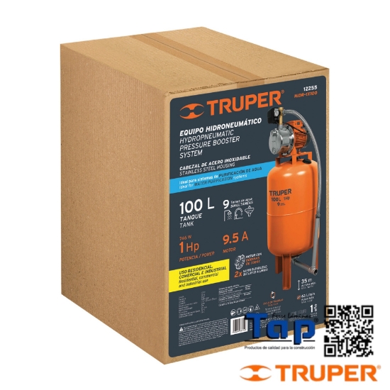 Imagen de CAJA DE EMPAQUE DE REP P HIDR-1X100 TRUPER