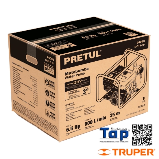 Imagen de CAJA DE EMPAQUE DE REP P MOTB-3P PRETUL
