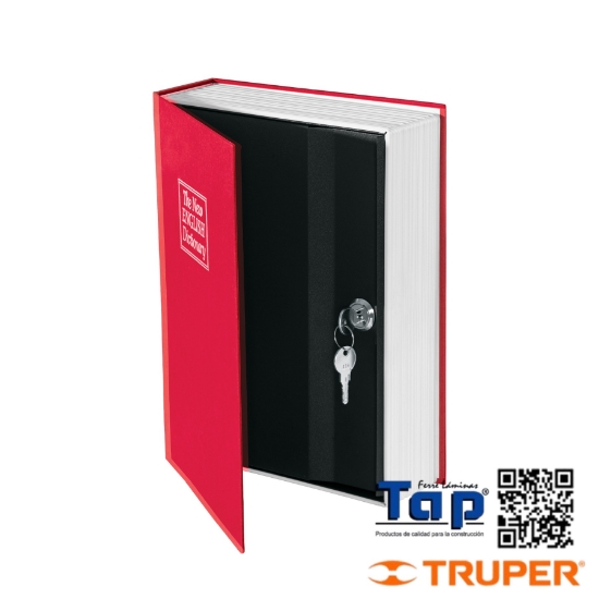 Imagen de CAJA DE SEGURIDAD TIPO LIBRO 26 CM HERMEX