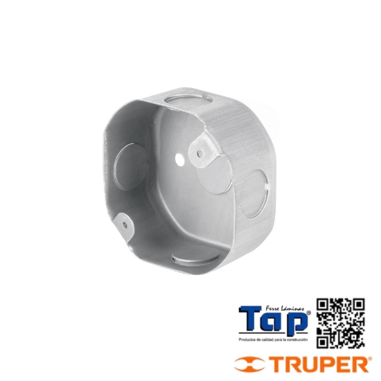 Imagen de CAJA OCTAGONAL 076 3" X076 3" REFORZADA VOLTECK