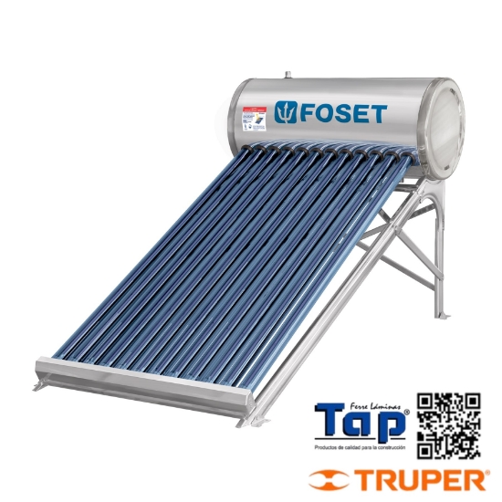 Imagen de CALENTADOR SOLAR AGUA 12 TUBOS 150L 4 PERSONAS