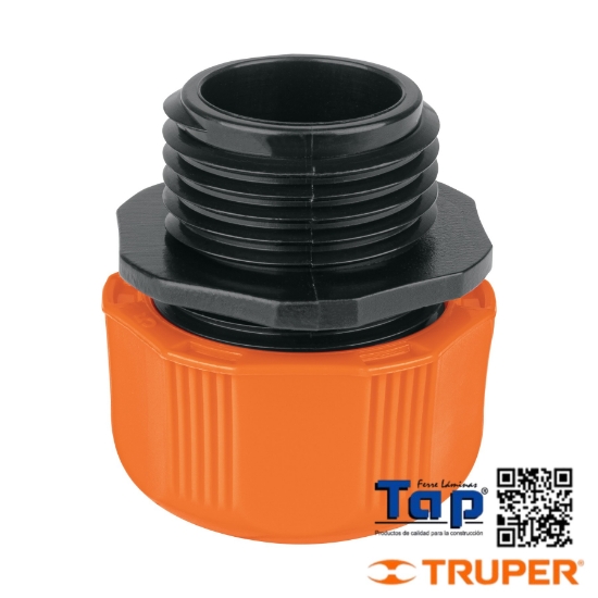 Imagen de CECTOR 013 1/2" MACHO DE ABS C TUERCA DE AJUSTE MANUAL