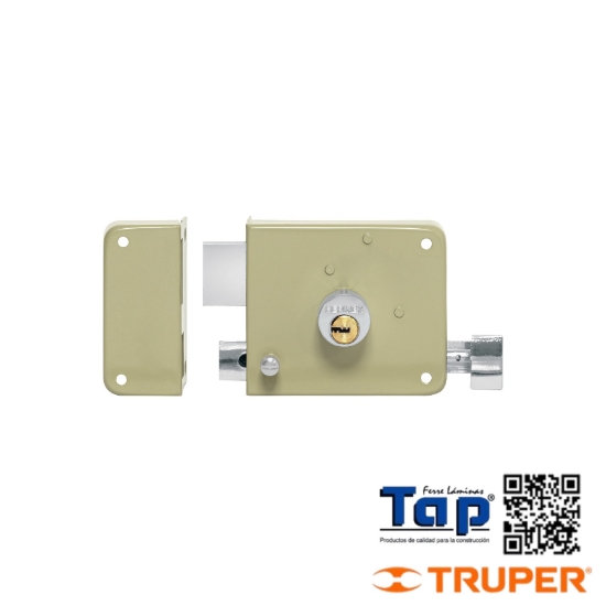 Imagen de CERRADURA SOBREPONER IZQ INSTALAFACIL LLAVE PUNTOS CAJA
