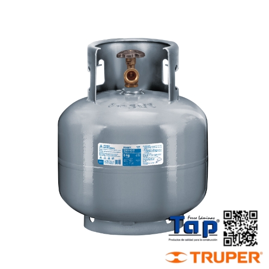Imagen de CILINDRO PORTATIL P GAS LP 6KG (13LB) FOSET