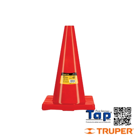Imagen de CO DE PRECAUCION DE 45 CM DE PVC PRETUL