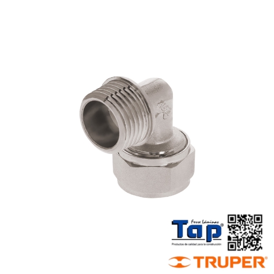 Imagen de CODO 90° P PEALPE 009 3/8" C ROSCA MACHO FOSET