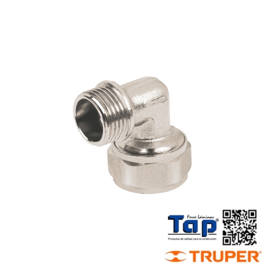 Imagen de CODO 90° P PEALPE 013 1/2" C ROSCA MACHO FOSET