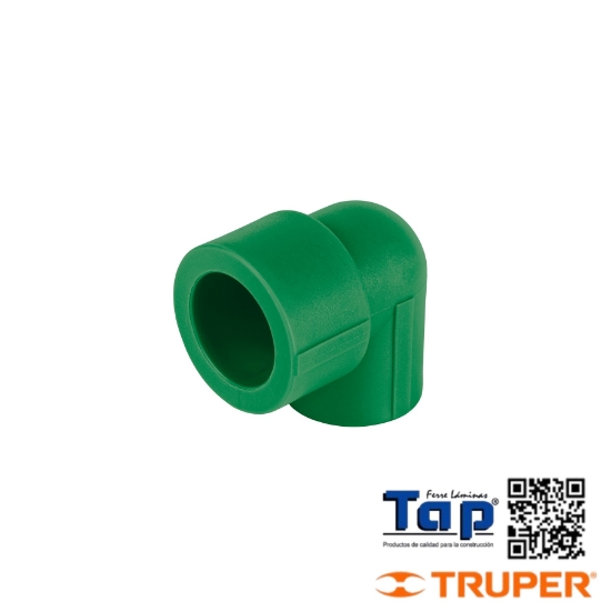 Imagen de CODO 90° PPR REDUCIDO  019 3/4" X013 1/2" FOSET