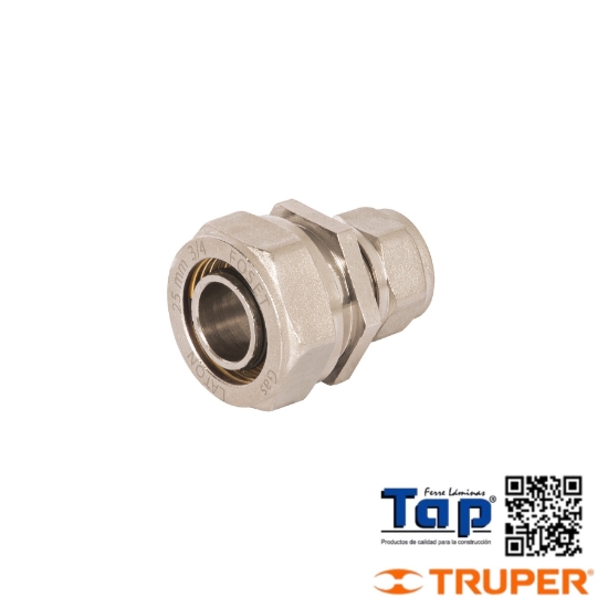 Imagen de COPLE COMPRESION REDUC P PEALPE 019 3/4" X009 3/8" FOSET