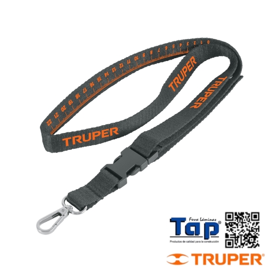 Imagen de CORDON PORTA GAFETE/CREDENCIAL DE 42 CM TRUPER