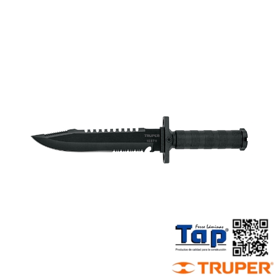 Imagen de CUCHILLO TACTICO DE MONTE 203 8" TRUPER