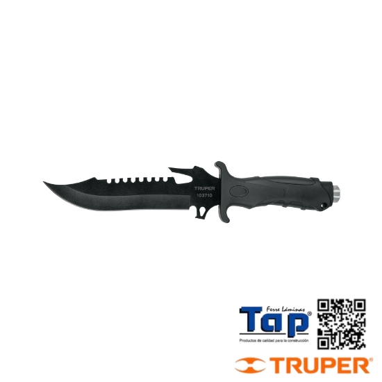 Imagen de CUCHILLO TACTICO P CAMPISMO 178 7" TRUPER