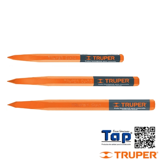 Imagen de CUÑA P CCRETO DE 019 3/4" TRUPER
