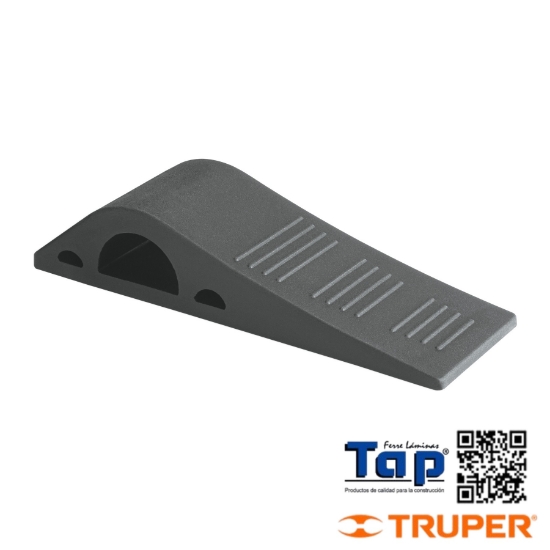 Imagen de CUÑA TOPE DE CAUCHO SINTETICO P PUERTA 12 CM HERMEX