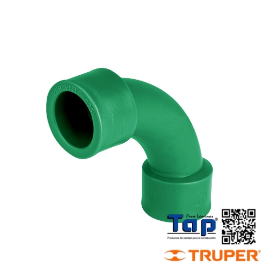 Imagen de CURVA 90° DE PPR 019 3/4" (25MM) FOSET