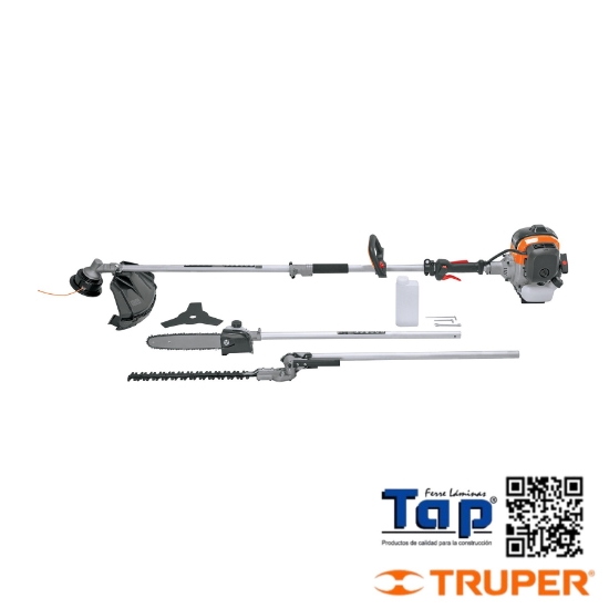 Imagen de DESBROZADORA MULTIFUNCIONAL 4 EN 1 A GASOLINA 45 CC TRUPER