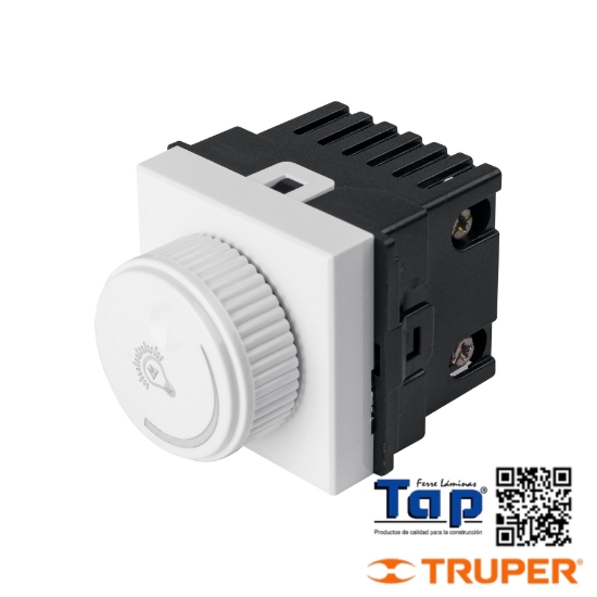 Imagen de DIMMER GIRATORIO 1.5 MODULOS LINEA TOLEDO BASIC