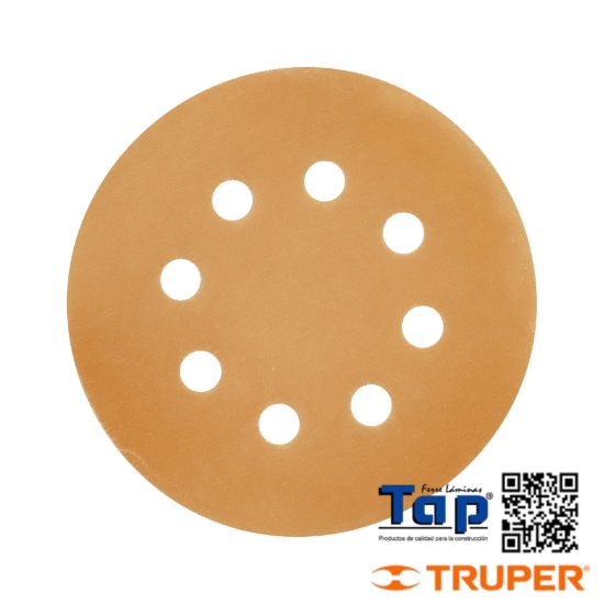 Imagen de DISCOS DE LIJA 127 5" GRANO 400 8 CAJA C 5