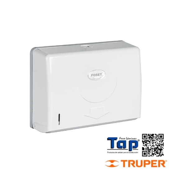 Imagen de DISPENSADOR JR P TOALLAS DE PAPEL BLANCO FOSET BASIC