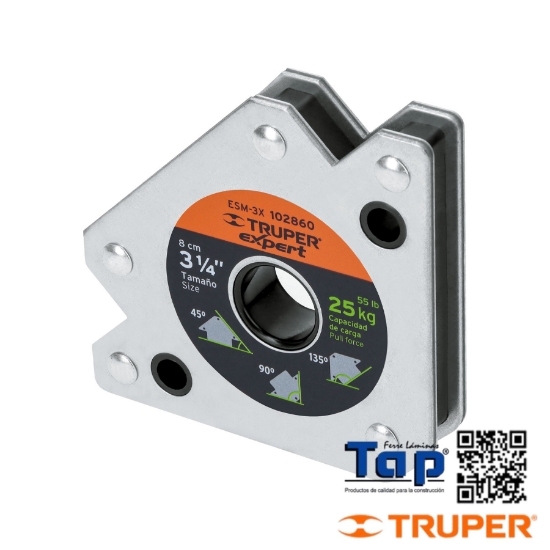 Imagen de ESCUADRA MAGNETICA P SOLDAR 081 3-1/4" CAPACIDAD 25 KG EXPER