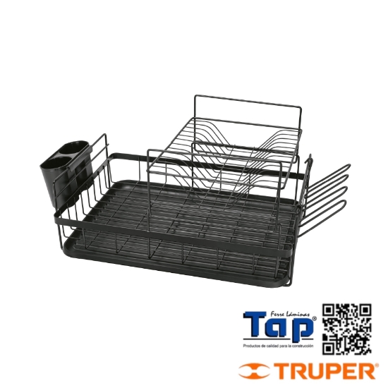 Imagen de ESCURRIDOR NEGRO ACE C 2 NIVELES P TRASTES GRANDE