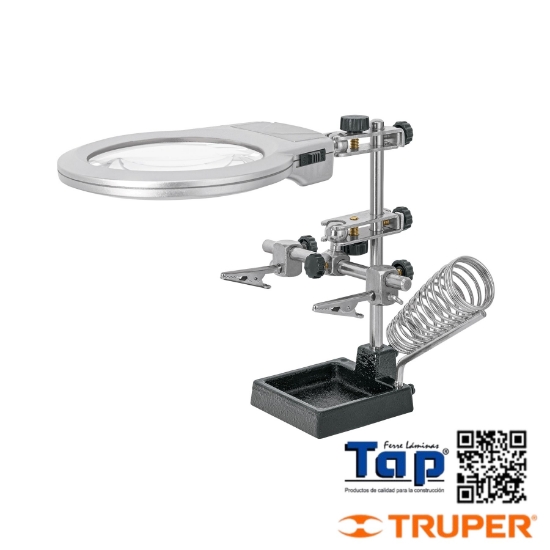Imagen de ESTACION DE SUJECION C LUPA Y LUZ LED TRUPER