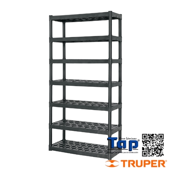 Imagen de ESTANTE PCO USO RUDO 7 REP CAP. 70 KG 185X43X91TRUPER