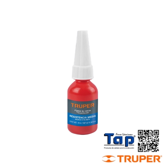 Imagen de FIJADOR DE ROSCAS REMOVIBLE 10 ML AZUL TRUPER