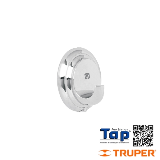 Imagen de GANCHO SENCILLO METALICO ACA CROMO FOSET AQUA