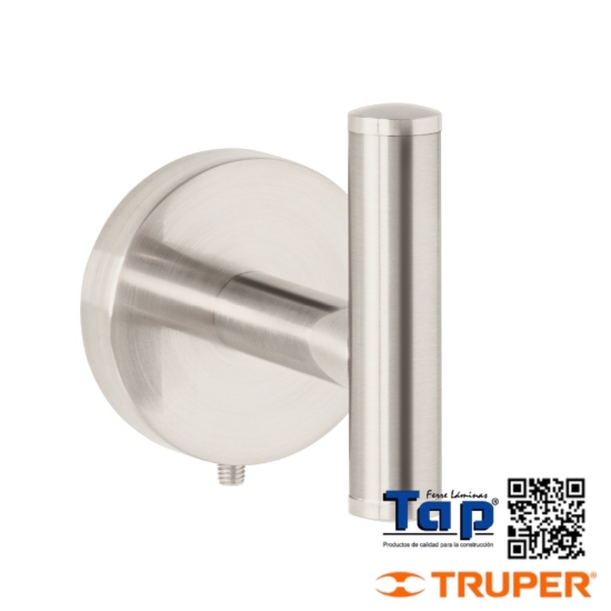 Imagen de GANCHO SENCILLO METALICO ACA SATIN FOSET TUBIG