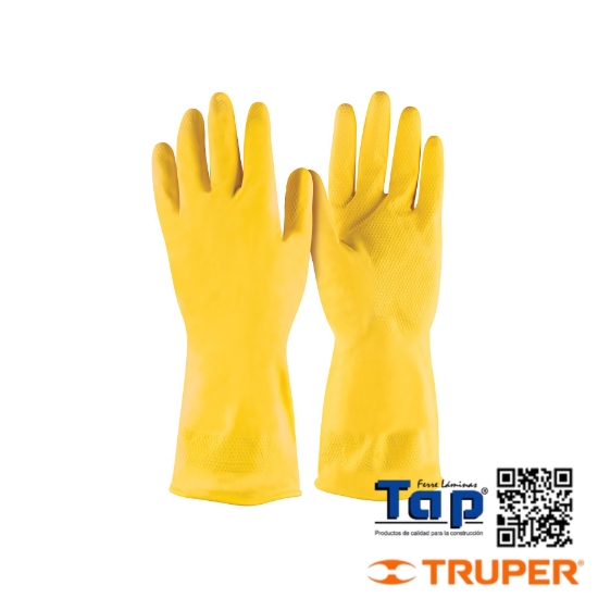 Imagen de GUANTES LATEXP LIMPIEZA AMARILLOS XCH PRETUL