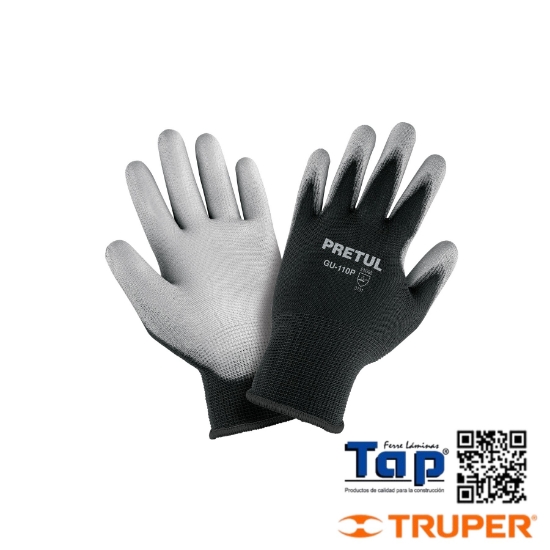 Imagen de GUANTES NYLON RECUBIERTOS DE POLIURETANO XCH PRETUL
