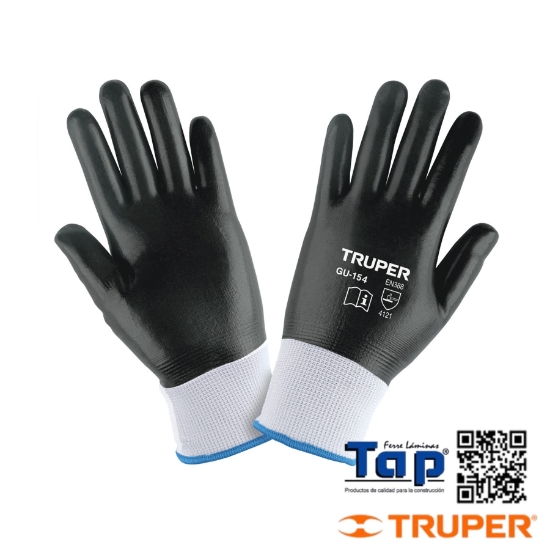 Imagen de GUANTES POLIESTER C RECUBRIMIENTO DE NITRILO XG TRUPER