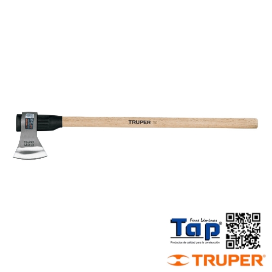 Imagen de HACHA LABOR ENTERA 012 2-1/2" LB MANGO DE MAD 36" TRUPER