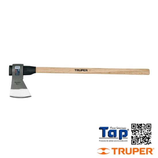 Imagen de HACHA MEDIA LABOR 4 LB MANGO DE MAD 36" TRUPER
