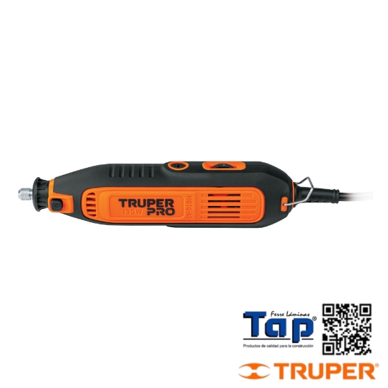 Imagen de HERRAMIENTA ROTATIVA PROF 135W C 97 ACC TRUPER PRO