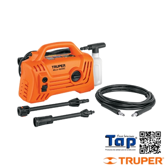 Imagen de HIDROLAVADORA ELECTRICA COMPACTA 1600 PSI TRUPER