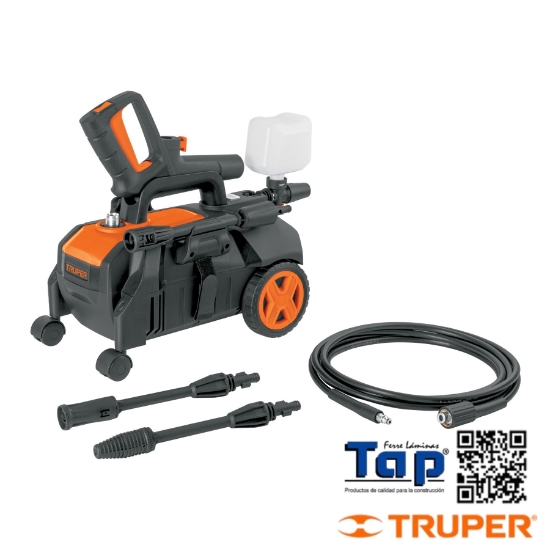 Imagen de HIDROLAVADORA ELECTRICA HORIZONTAL 1500 PSI TRUPER