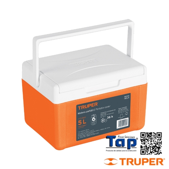 Imagen de HIELERA DE 5 L TRUPER