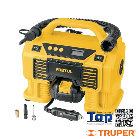 Imagen de INFLADOR/SOPLADOR P AUTO 20V 1 BATERIA 2AH PRETUL