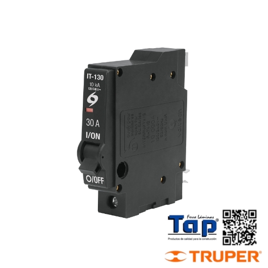 Imagen de INTERRUPTOR 1 POLO 30A ENCHUFABLE A GRANEL VOLTECK