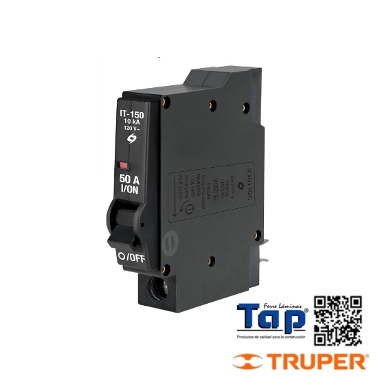 Imagen de INTERRUPTOR 1 POLO 50A ENCHUFABLE A GRANEL VOLTECK