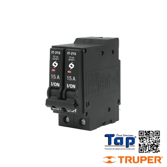 Imagen de INTERRUPTOR 2 POLOS 15A ENCHUFABLE A GRANEL VOLTECK