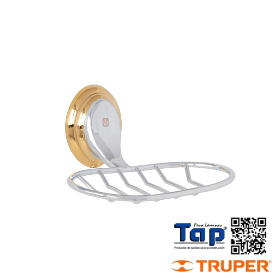 Imagen de JABONERA MET CROMO-ORO FOSET AQUA