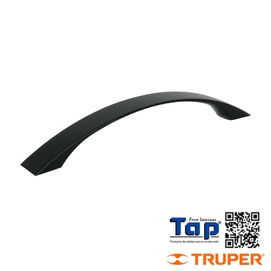 Imagen de JALADERA DE 160MM LINEA MODERNA NEGRO HERMEX