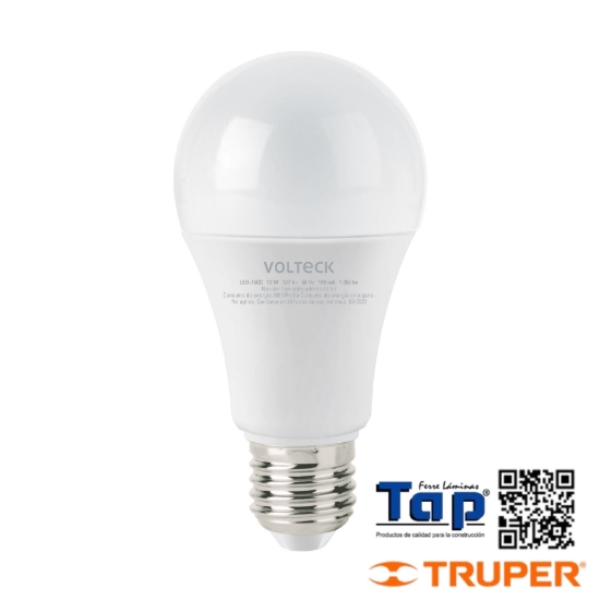 Imagen de LAMP LED A19 12 W LUZ CALIDA CAJA VOLTECK
