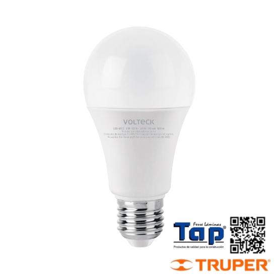 Imagen de LAMP LED A19 9 W LUZ CALIDA CAJA VOLTECK